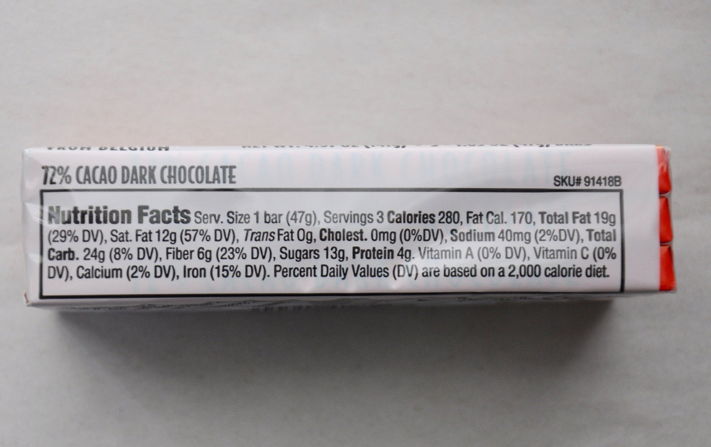 Trader Joe's Belgian Dark Chocolate Variety Pack - 9 Bars, 1.7 oz Each - Rich, Gourmet Treats for Chocolate Lovers