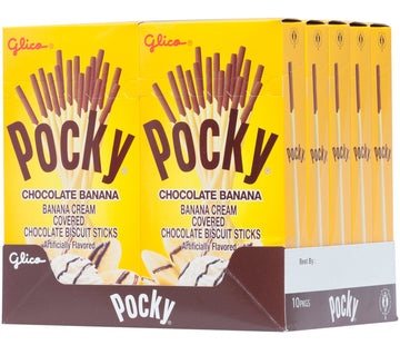 Pocky Biscuit Stick, Chocolate Banana, 2.47 Ounce (Pack Of 10)