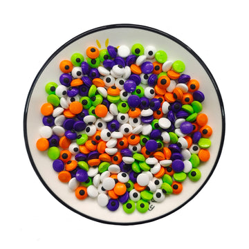 Sentovac Small Candy Eyes for Decorating | Edible Candy Eyeballs Sprinkles for Halloween Christmas | Cake and Cupcake Topper Dec