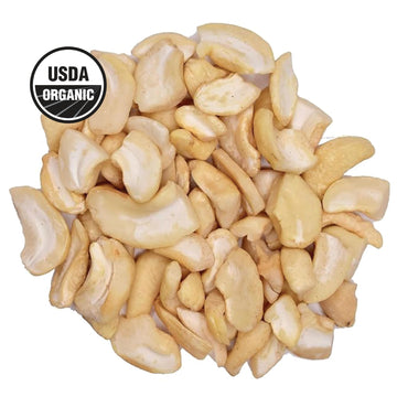 Wilderness Poets, Organic Cashew Pieces - Raw, Unsalted (5 Pound - 80 Ounce)