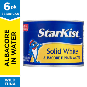 Starkist Solid White Albacore Tuna In Water - 66.5 Oz Can (Pack Of 6)
