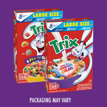 Trix, Cereal, Fruit Flavored Corn Puffs, 13.9 Oz