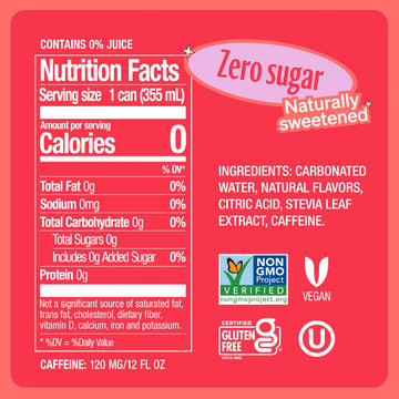 Zevia Zero Calorie Energy Drink, Grapefruit, 12 Ounce Cans (Pack of 12)