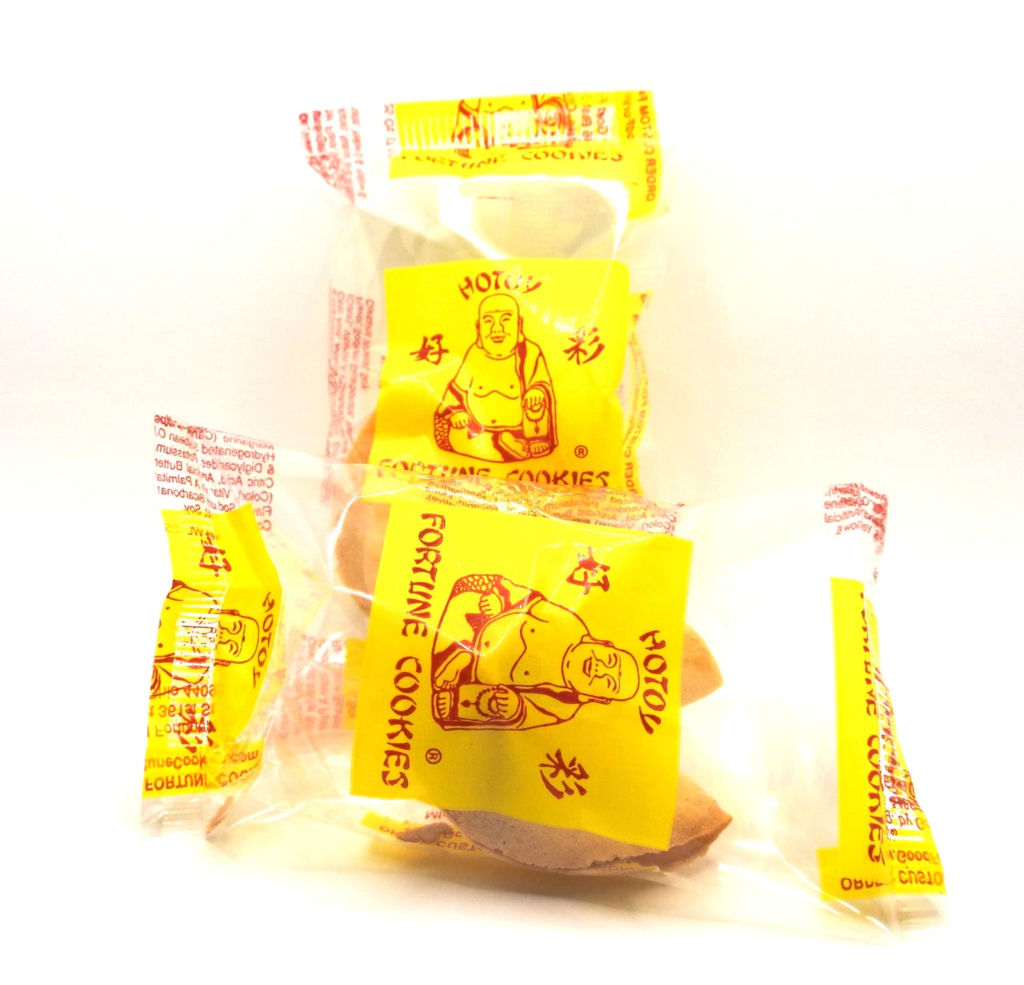 Hotoy Premium Bulk Fortune Cookies (60) Individually Wrapped, Fresh Cookies, Gourmet Vanilla