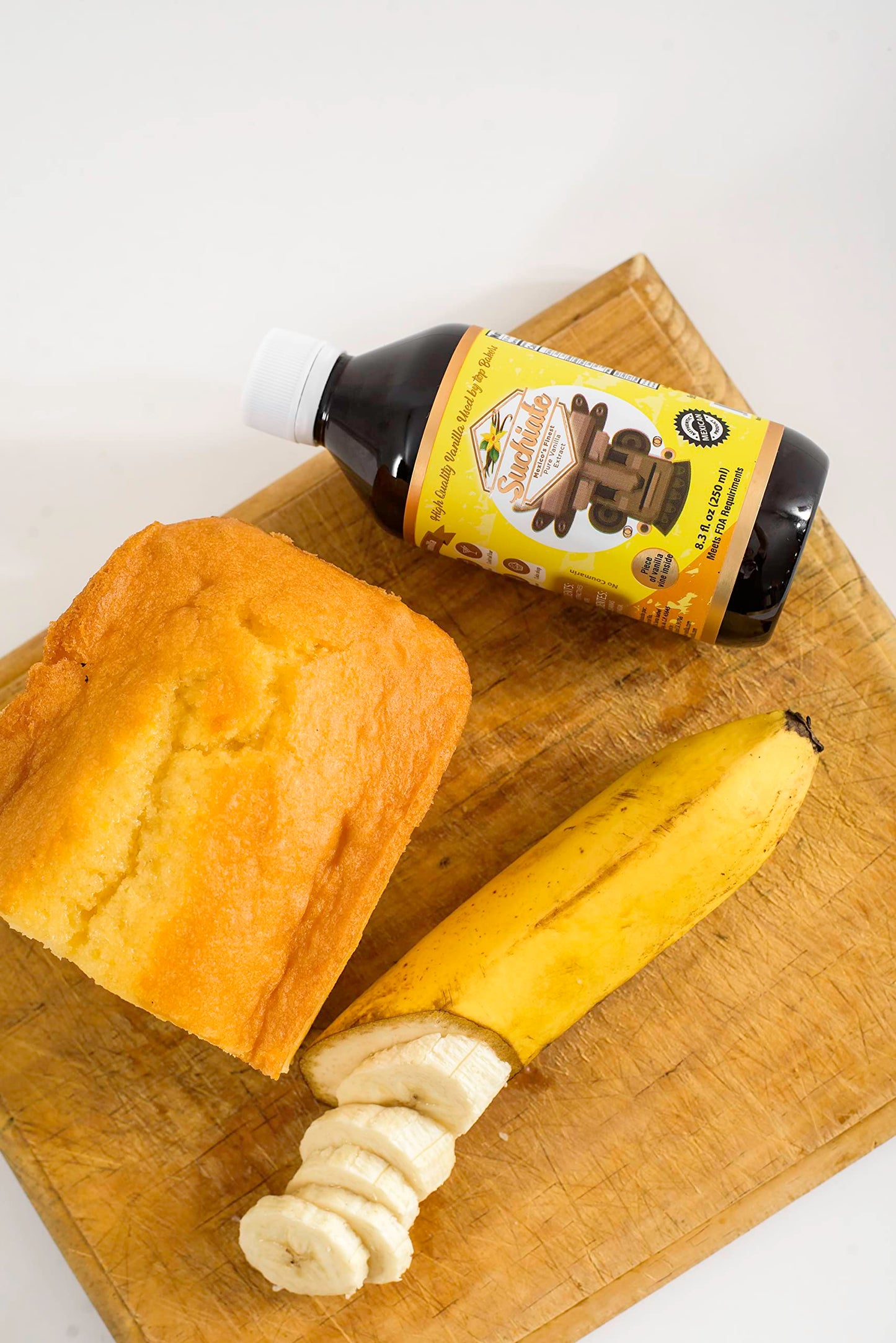 Suchiate Pure Vanilla | Mexican Vanilla For Baking And Desserts | Made With Real Vanilla Bean | Vainilla Mexicana Buena 8.3Oz (2