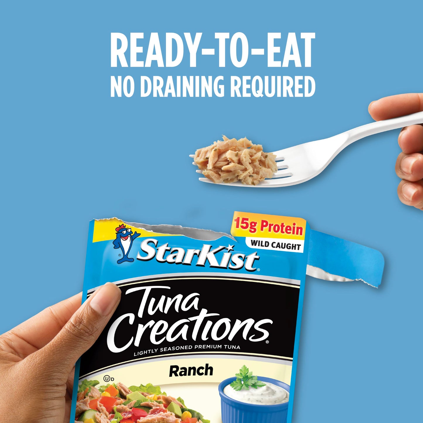 Starkist Tuna Creations, Ranch, Single Serve Pouch, 2.6 Oz