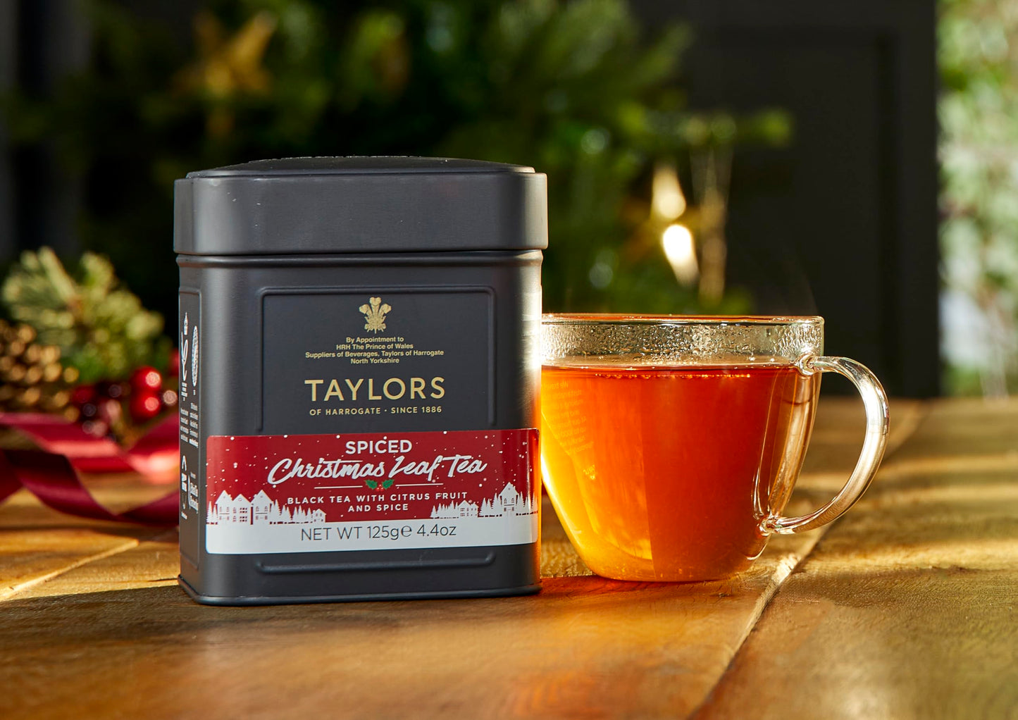 Taylors Of Harrogate Spiced Christmas Loose Leaf, 4.41 Ounce Tin