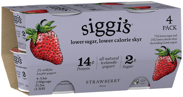 Siggis Yog Strw Skyr 4Pk (4X4.00)