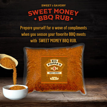Big Poppa Smokers BBQ Rub – Sweet & Savory Pork Seasoning – Gluten-Free – 5lb Bulk Bag