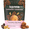 Karma Nuts Chocolate Chip Cashew Cookie Bites (3 Oz, Pack Of 3) - Gluten-Free Cookies, Non-Gmo Flavored Cashews Cookie, Soft & C