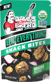 Daves Killer Bread Epic Everything Organic Snack Bites, Everything Flavor Organic Snacks, 7.2 oz