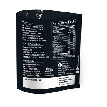 Spice Drop Oregano Extract | 100% Natural | For Soups, Pasta, Pizza, Spaghetti, Gourmet | 0.17Oz (180 Drops) | Herb Extract | Au