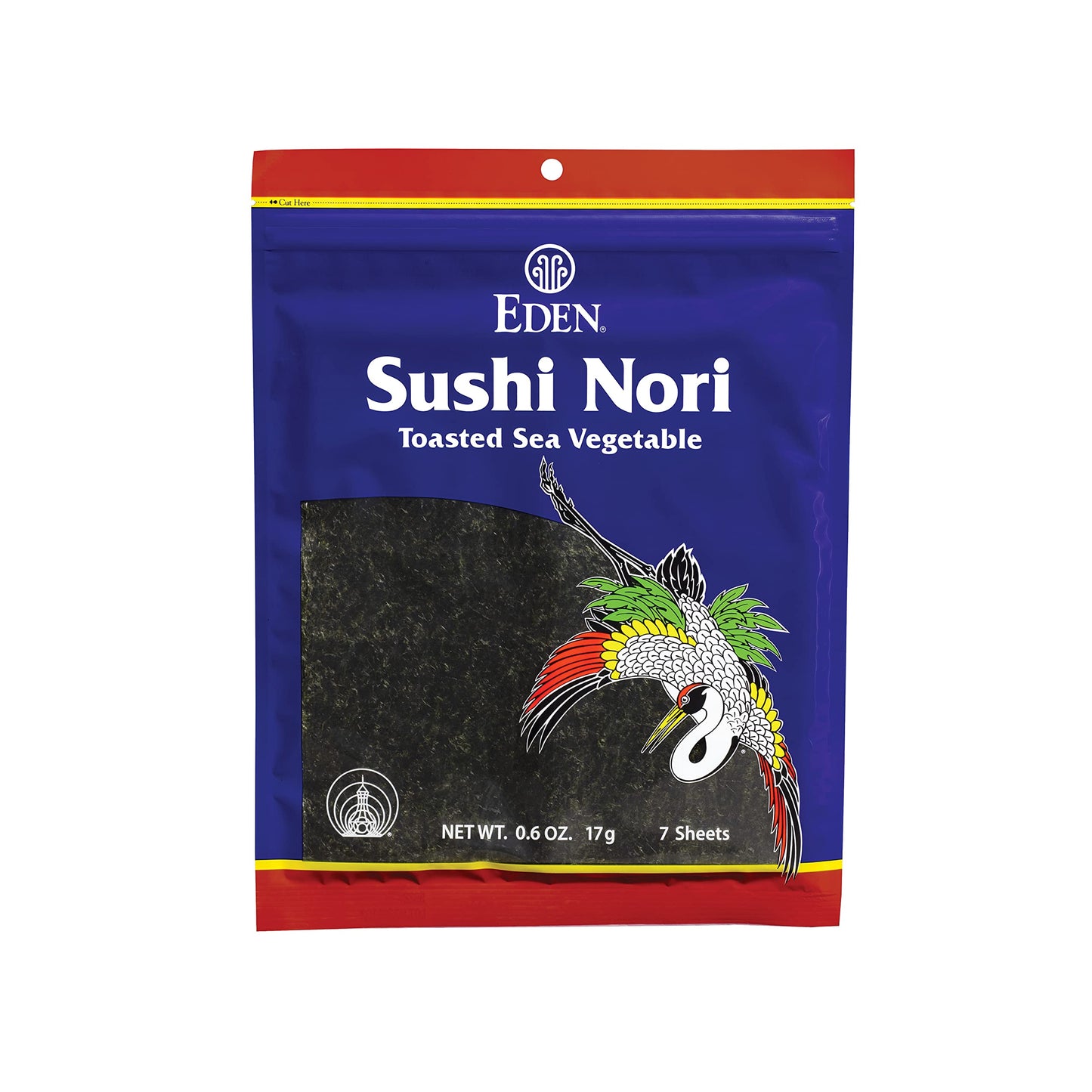 Eden Foods Nori Sushi Toasted 7 Sheets, 0.6 Oz