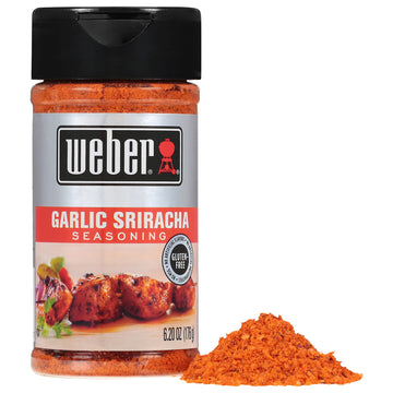 Weber Garlic Sriracha Seasoning, 6.2 Ounce Shaker