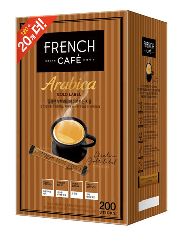 Namyang French Cafe Arabica Gold Label Instant Coffee Mix (200 Sticks)