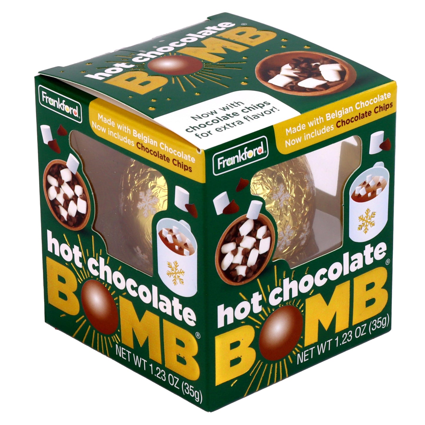 36 Pack Assorted Frankford Hot Chocolate s - 18 Original Flavor 6 Peppermint 6 Double Chocolate and 6 Salted Caramel Belgian Chocolate Hot Cocoa Melting Balls