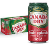 Canada Dry Cherry Ginger Ale Fruit Splash, 12 Fl Oz (Pack of 12)