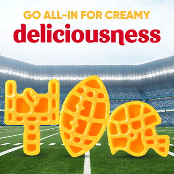 Velveeta Football Shapes & Cheese Macaroni And Cheese Dinner, 10 Oz Box