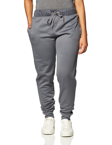 Hanes Womens Sport Performance Fleece Jogger Pants with Pockets, Dada grey SolidDada grey Heather, M
