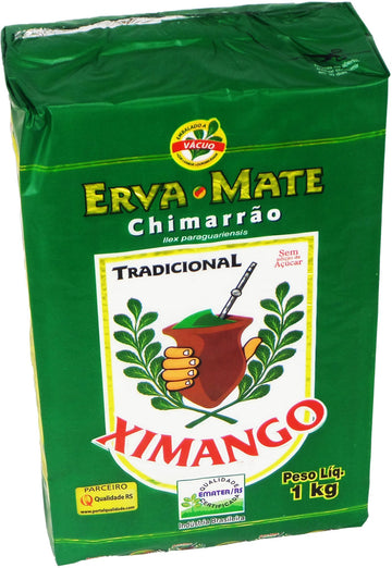 Ximango Yerba Mate - 35.27 Oz - Erva-Mate Para Chimarro Ximango - 1Kg