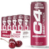 Cellucor C4 Smart Energy Drink - Sugar Free Performance Fuel & Nootropic - Black Cherry - 16 Fl Oz (Pack of 12)