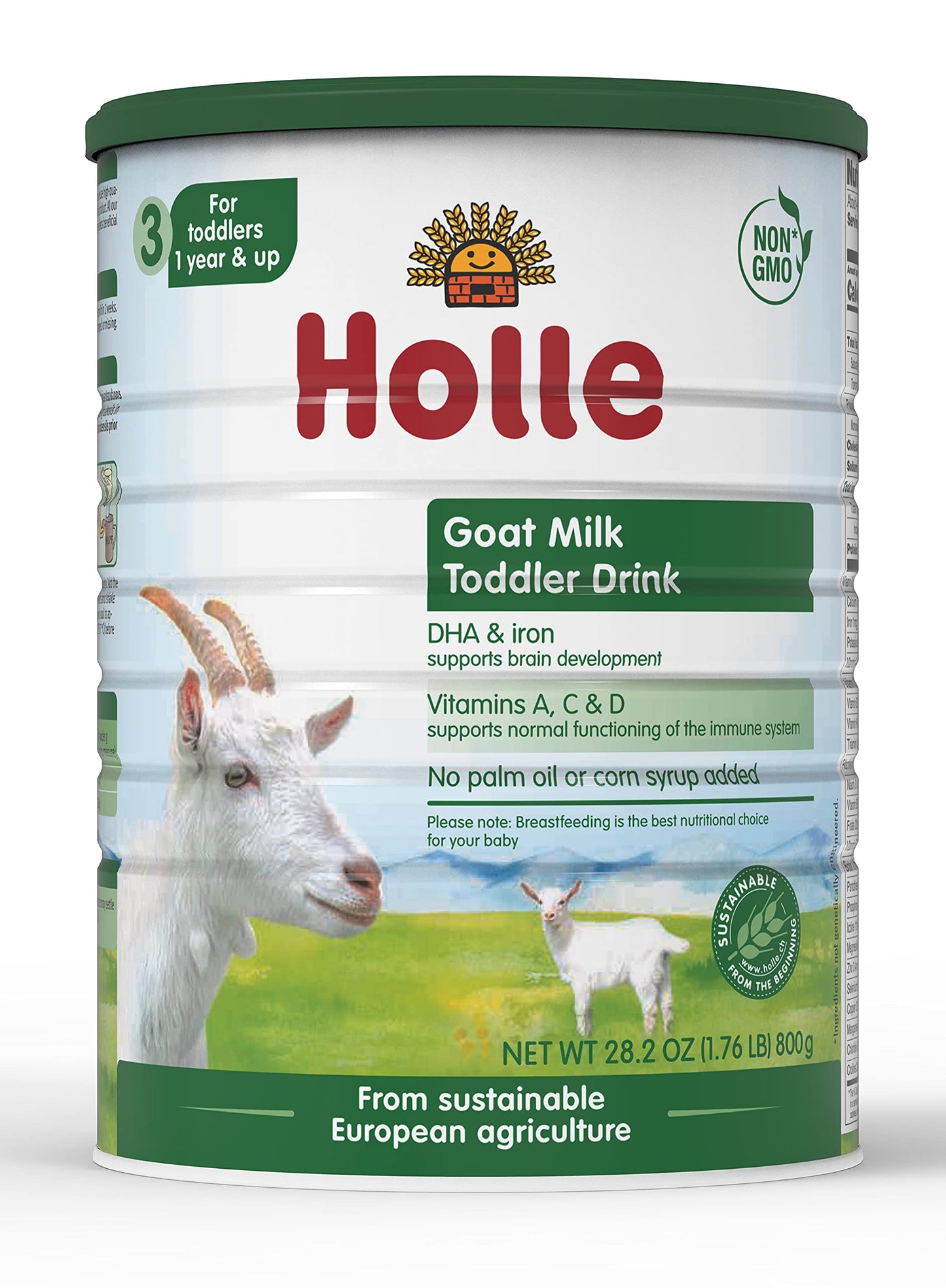 Holle Goat Milk Toddler Drink, 28.2 Oz