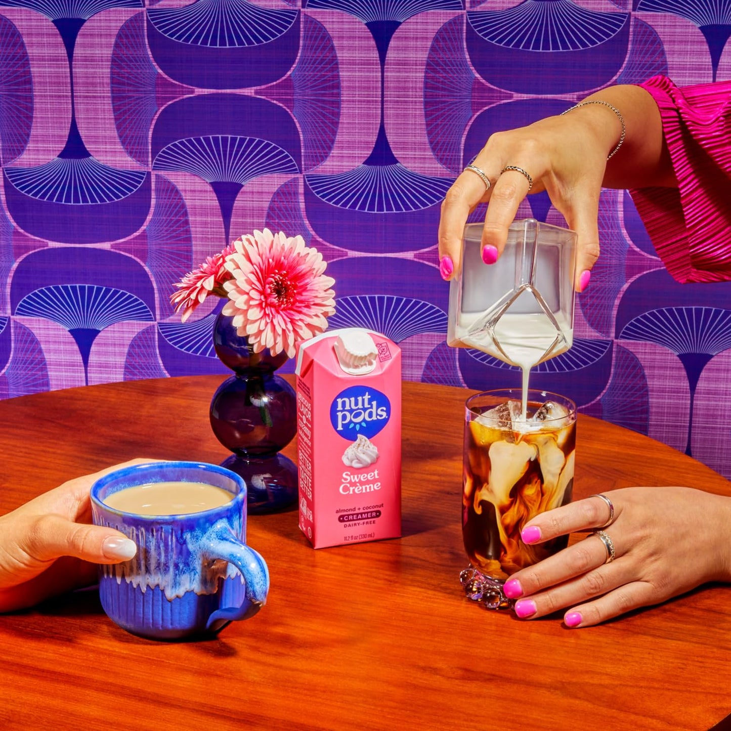 Nutpods Sweet Crème Non Dairy Coffee Creamer, Sweetened With Organic Cane Sugar, Made From Almonds And Coconuts, Gluten Free, Non-Gmo, Vegan, Kosher, Plant Based (3-Pack)