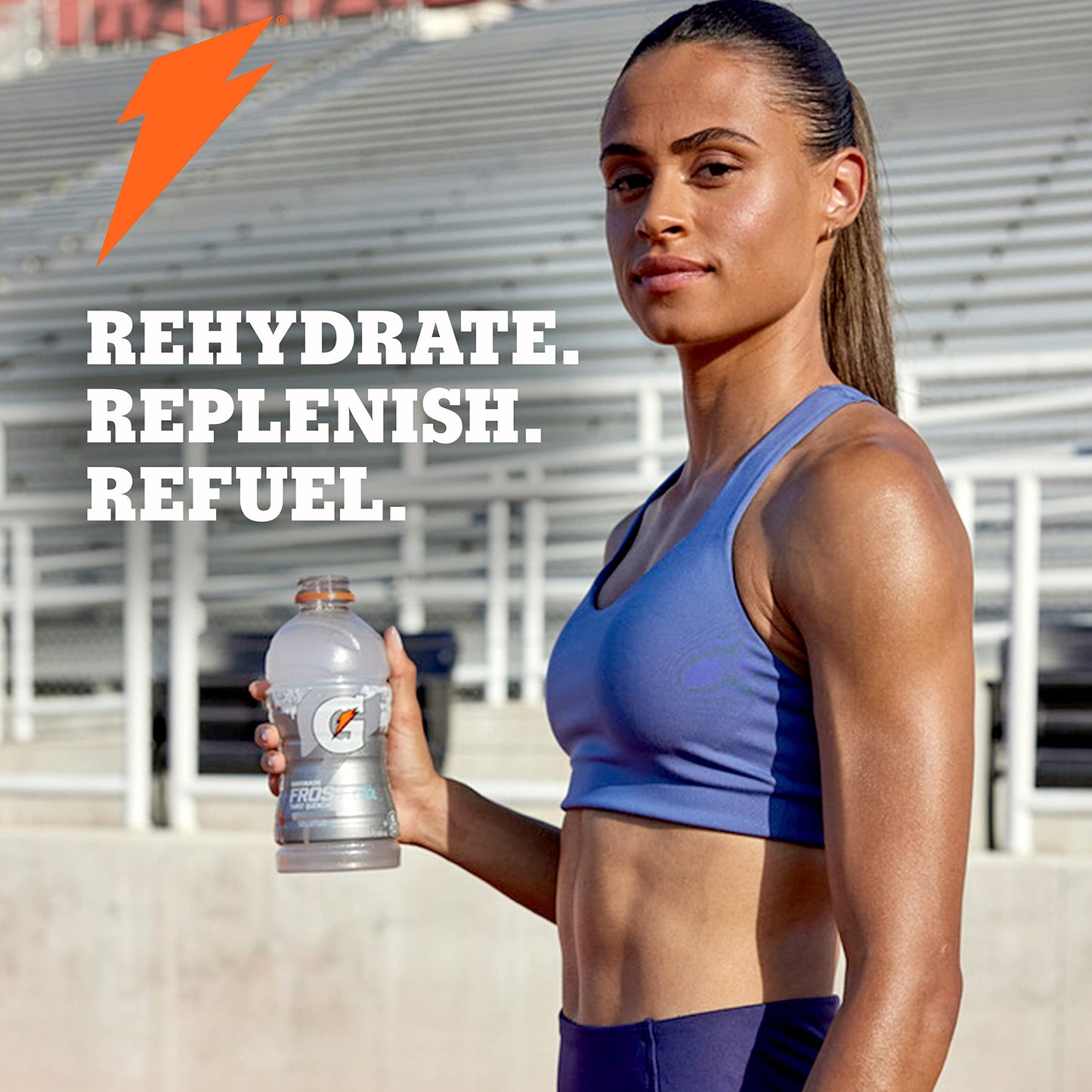 Gatorade Fierce Thirst Quencher, Blue Cherry, 12 Ounce Bottles (Pack of 24)