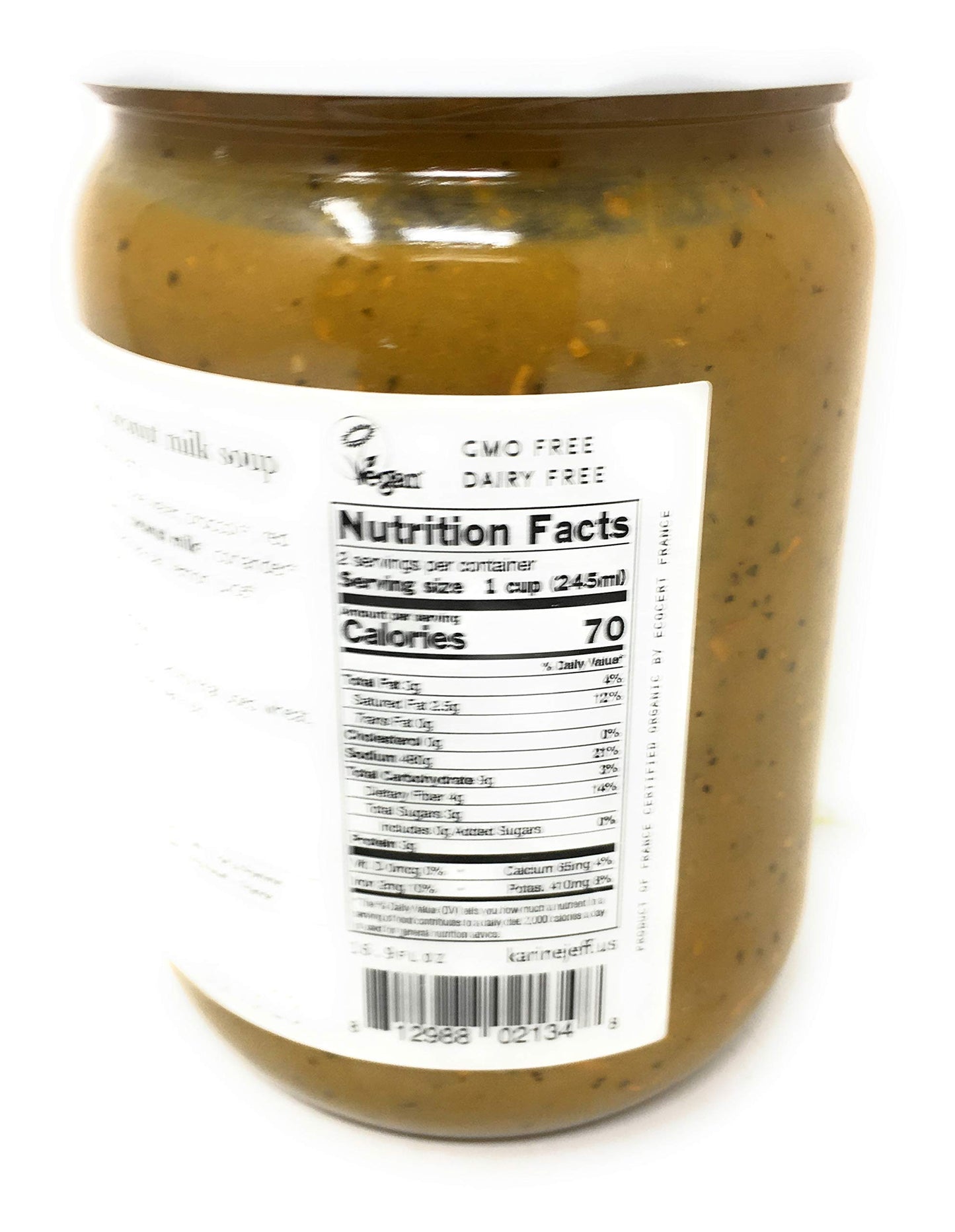 K&J THAI CNUT MLK SP ( 6 X 16.9 OZ   )