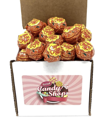 Chupa Chups Lollipops 40 Lollies In A Box (Orange)