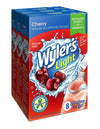 Wyler'S Light Singles To Go Powder Packets, Water Drink Mix, Cherry, 8 Packets Per Box, 24 Total Packets (Pack Of 3)