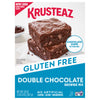 Krusteaz Gluten Free Double Chocolate Brownie Mix, Includes Chocolate Chips, Certified GF, Gluten Free Baking Mix, 20-ounce Boxe