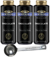 Ghirardelli Chocolate Sauce 16 Ounce Squeeze Bottle (Pack Of 3) With Ghirardelli Stamped Barista Spoon