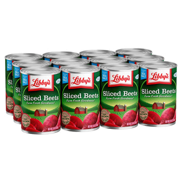 Libby'S Sliced Beets | Deliciously Earthy Flavor | Deep Vibrant Ruby Red-Purple | Seasoned With Sea Salt | Grown & Made In The U