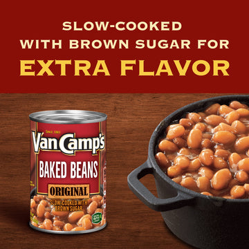 Van Camp s Original Baked Beans, Canned Beans, 15 OZ (Pack of 12)