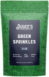 Judee'S Green Sprinkles 2 Lb - Gluten-Free And Nut-Free - Brighten Up Your Baked Goods - Great For Cookie And Cake Decoration -