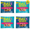 Rule Breaker Vegan & Gluten Free Cookies | Chocolate Chip & Birthday Cake | Plant-Based Dairy Nut Soy Allergen Free Kosher | Soft-Baked School Snacks Cookies For Kids & 18+ Uses (Pack Of 8)