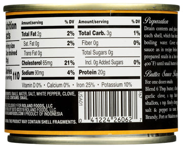 ROLAND Escargots, 7.76 OZ