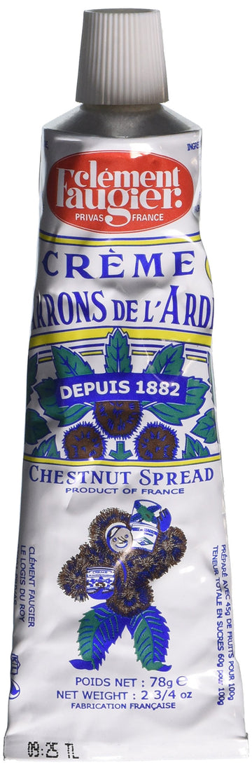 Clement Faugier Chestnut Spread - 2 Pack Creme de Marrons de l'Ardeche, Delicious Chestnut Cream for Desserts and Baking
