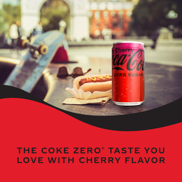 Coca-Cola Cherry Zero Sugar, 7.5 Fl Oz Cans, 6 Pack
