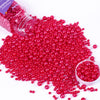 Cobakey Christmas Red Sprinkles for Cake Decorations 3.52 ounce Edible Pearl Sugar Sprinkles for Cupcake Toppers Wedding Party V