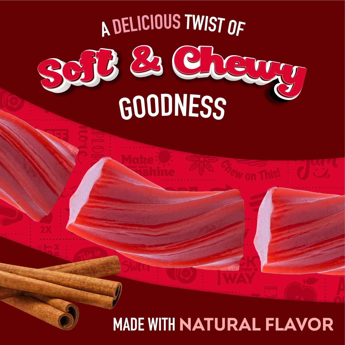 Wiley Wallaby Licorice 10 Ounce Classic Gourmet Soft & Chewy Australian Cinnamon Licorice Candy Twists, 3 Pack