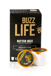Better Buzz Life Blend Medium Roast Coffee Pods (Buzz Life) 12Ct., California Solar Energy Produced Recyclable Coffee Pods, Smal