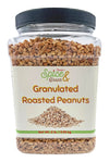 Granulated Roasted Peanuts | 2 lb Container | by Dasher's Spice & Beans