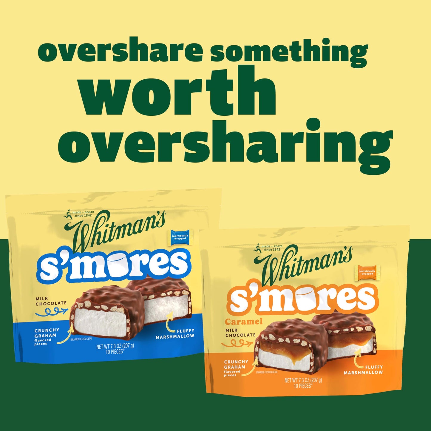 Wht 7.3Oz Mc Mm Classic Smores Stndup Bg
