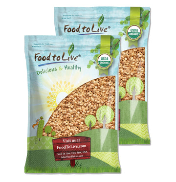 Food to Live Organic Dry Roasted Whole Cashews with Himalayan Salt, 16 Pounds Non-GMO, Oven Roasted and Lightly Salted Nuts, No