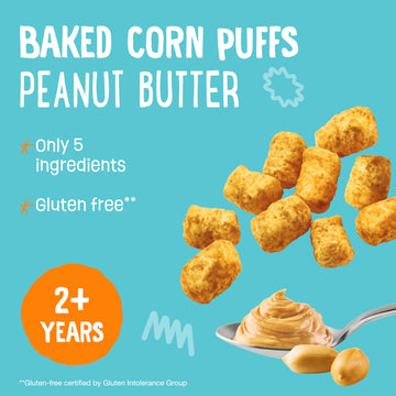 Earths Best Peanut Butter Puffs 2 Oz (Pack Of 6)
