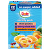 Dole Diced Peaches, Mandarin Oranges, and Cherry Mixed Fruit with No Sugar Added Variety Pack - Dole Fruit Bowls Snacks - 4 oz B