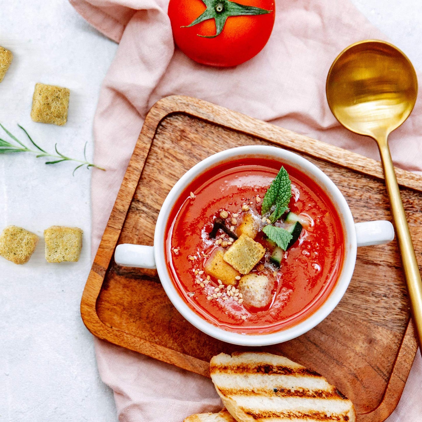 Fresh Gourmet Premium Croutons | Seasoned | 0.25 Ounce, Pack Of 250 | Single Serve | Crunchy Salad Topper