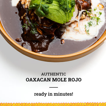 Ya Oaxaca Mole Sauce Rojo - Bold Spice Blend with Smoked & Dried Chiles - Vegan, Non-GMO, Gluten Free - 12oz (3pk)